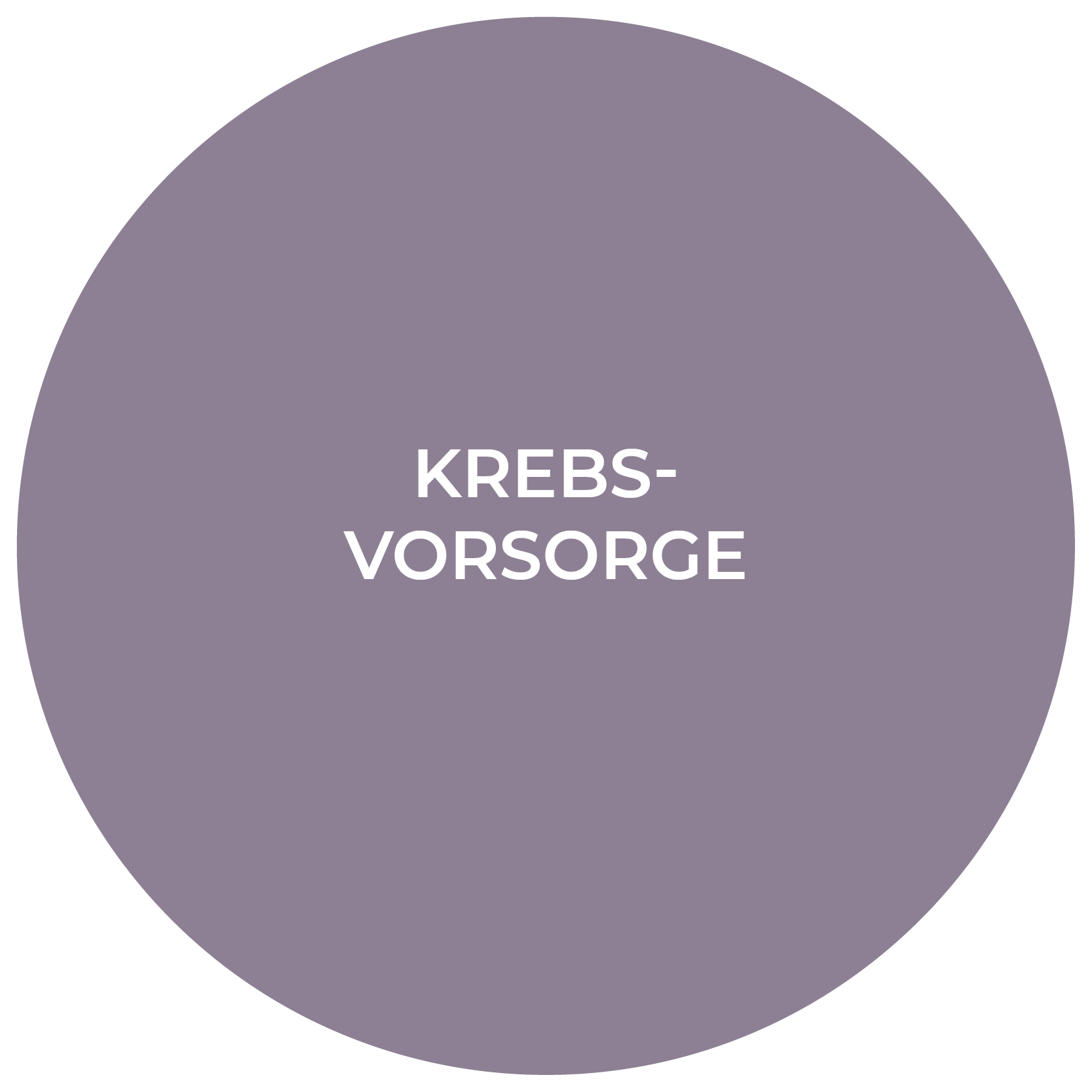 Button Krebsvorsorge